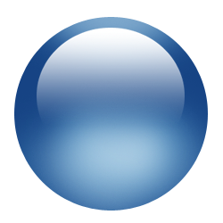 Puce boule bleue