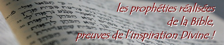 les prophéties de la bible